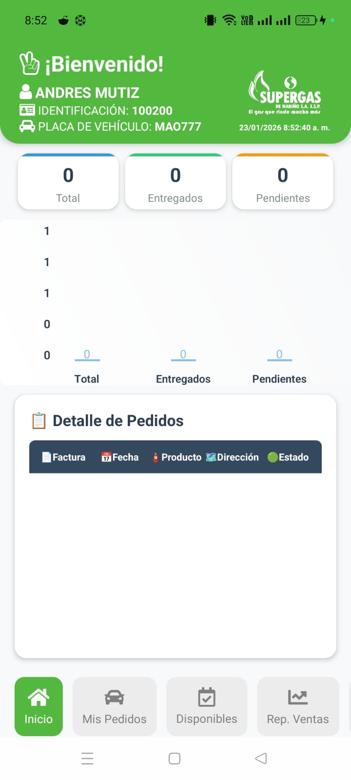 App Supergas de Nariño